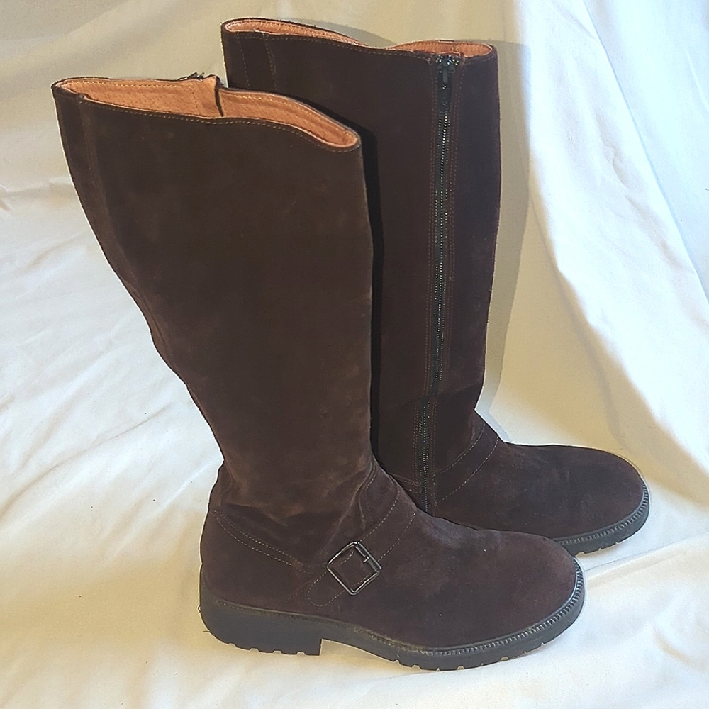 J Crew Vintage suede boots Made in Italy